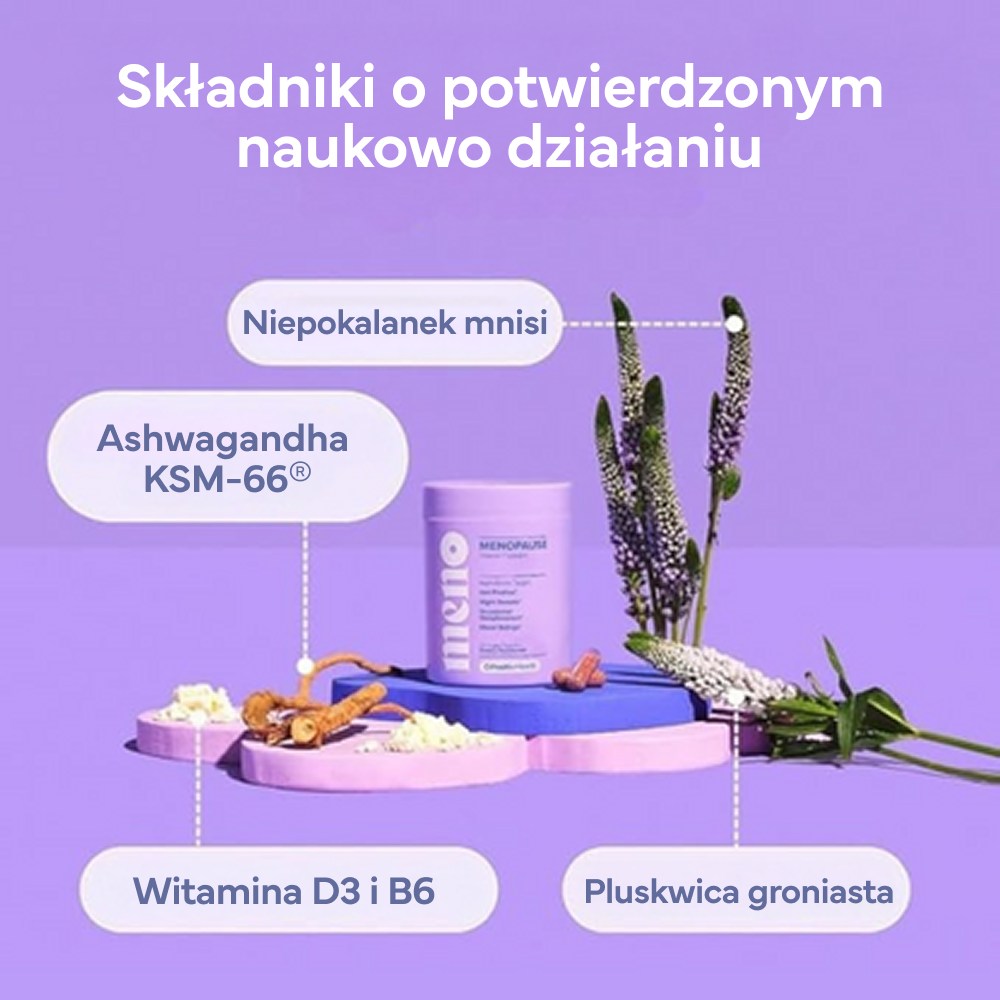 Meno+ – Równowaga i wsparcie w menopauzie